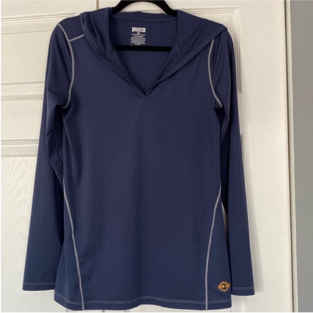 Duluth Trading Co Sun shirt Coverup Hoodie  Tunic UPF50+ Top size XS - Picture 2 of 8